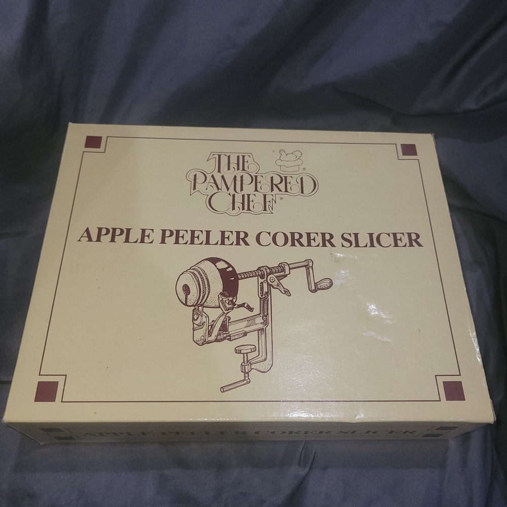 The Pampered Chef Apple Peeler Corer Slicer 2430 in Original Box Apple Pie